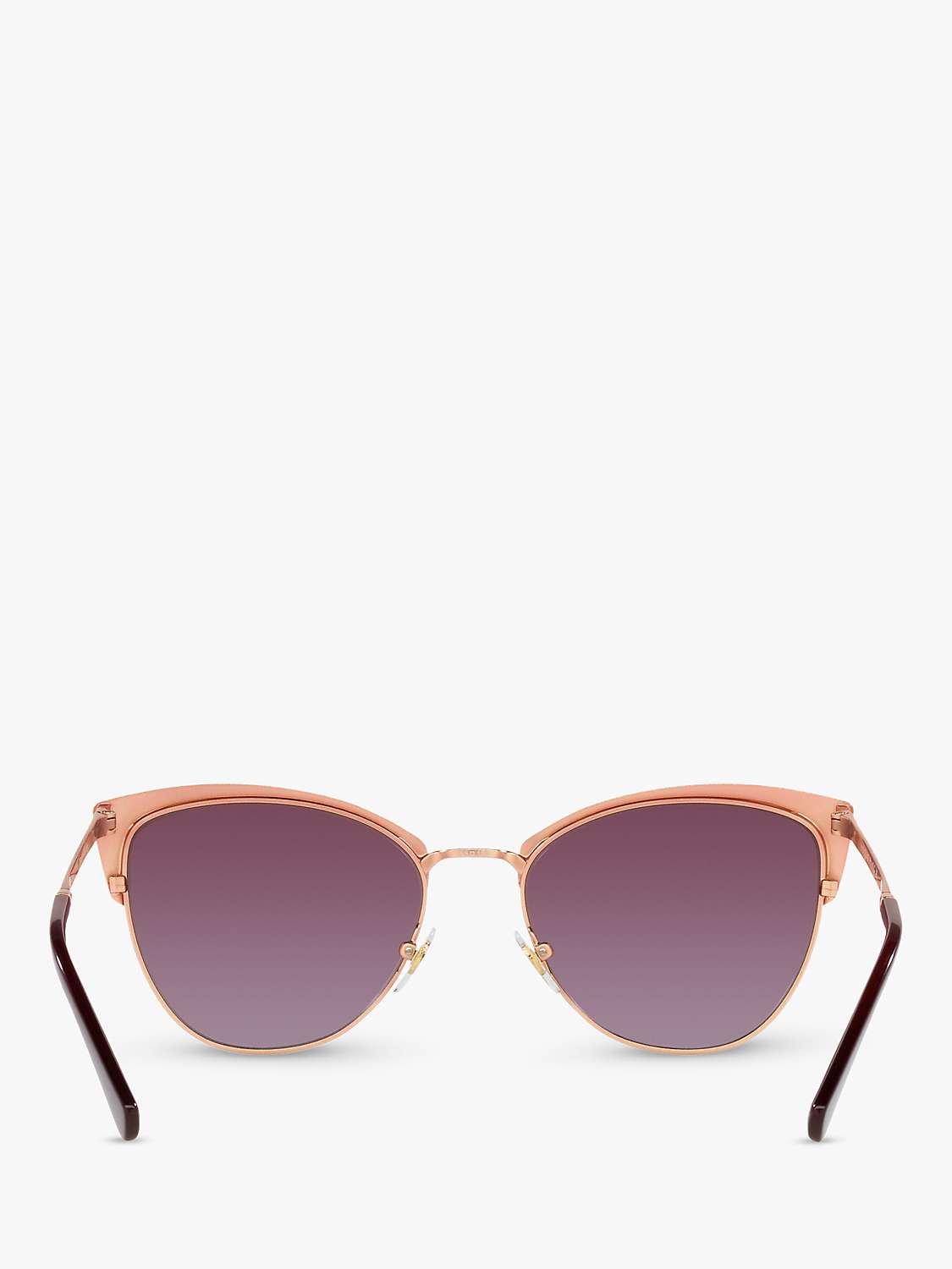 Buy Vogue VO4251S Women's Butterfly Sunglasses, Bordeaux/Violet Gradient Online at johnlewis.com