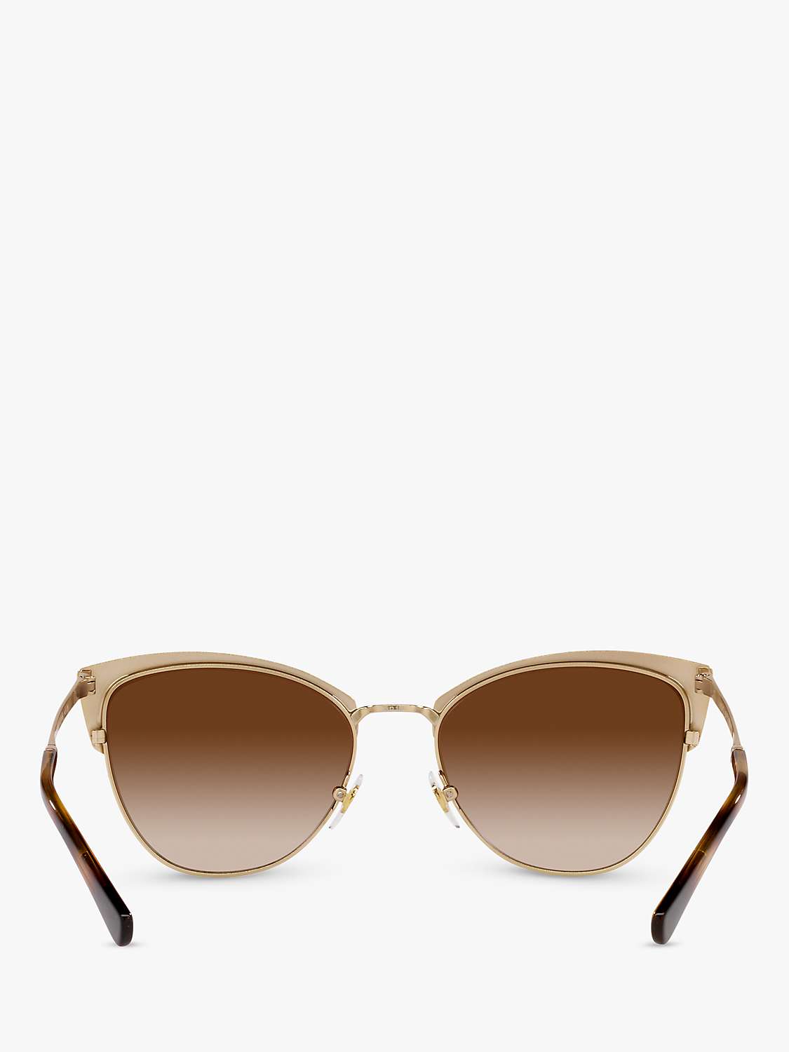 Buy Vogue VO4251S Women's Butterfly Sunglasses, Beige/Brown Gradient Online at johnlewis.com