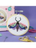 The Make Arcade Folk Moth Cross Stitch Kit