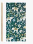 John Lewis Elephant Safari Wallpaper, Eucalyptus
