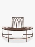 Gallery Direct Maggio 2-Seater Metal Garden Tree Bench