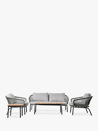 Gallery Direct Armina 4-Seater Garden Lounge Set, Grey