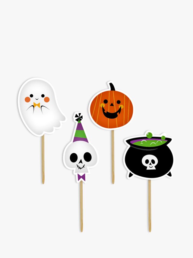 Creative Party Halloween Cupcake Toppers, Pack of 12, Assorted