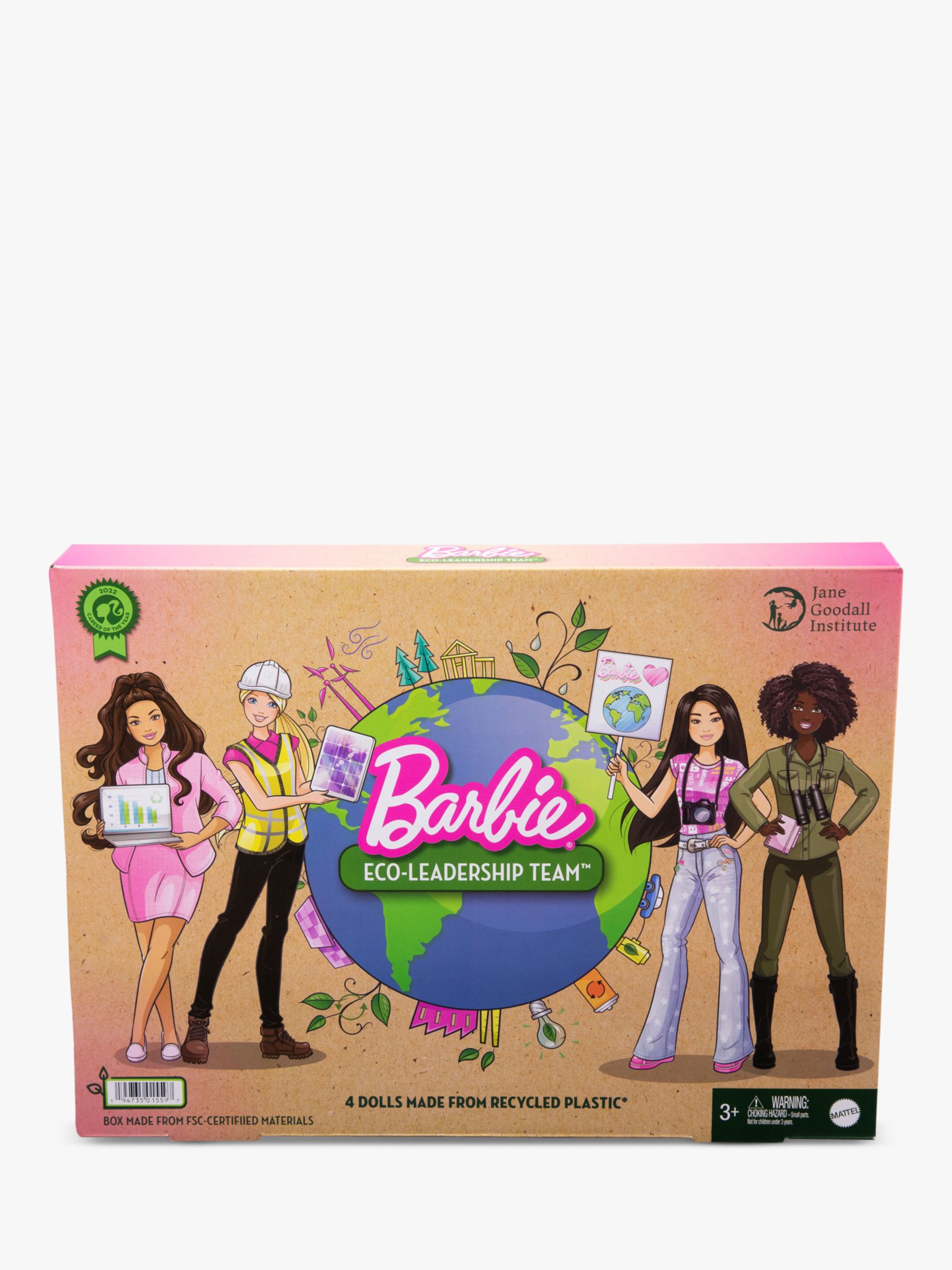 Barbie Eco-Leadership Team Recycled Doll Set