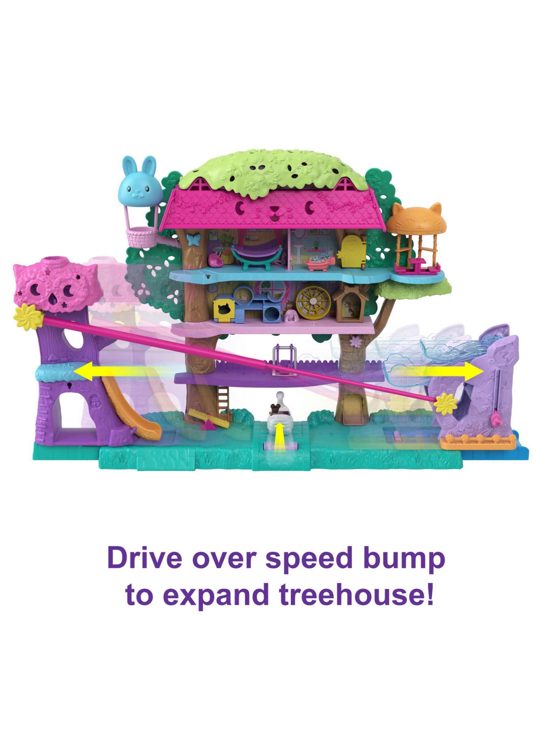 polly pocket pet adventure treehouse