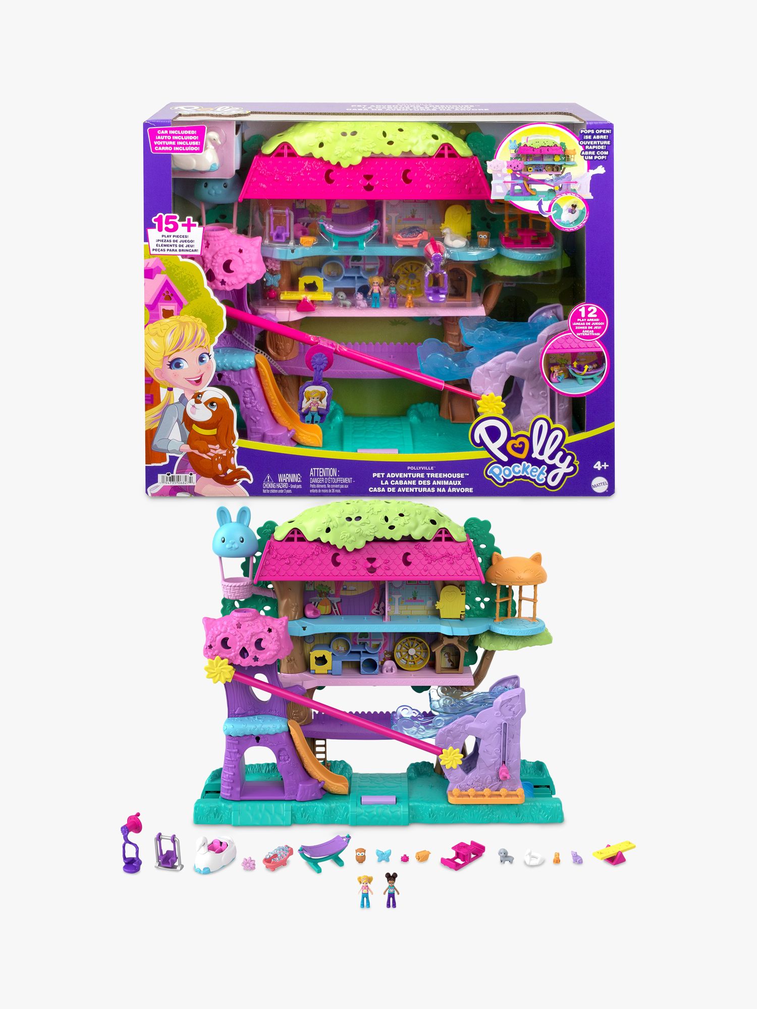 polly pocket pet adventure treehouse