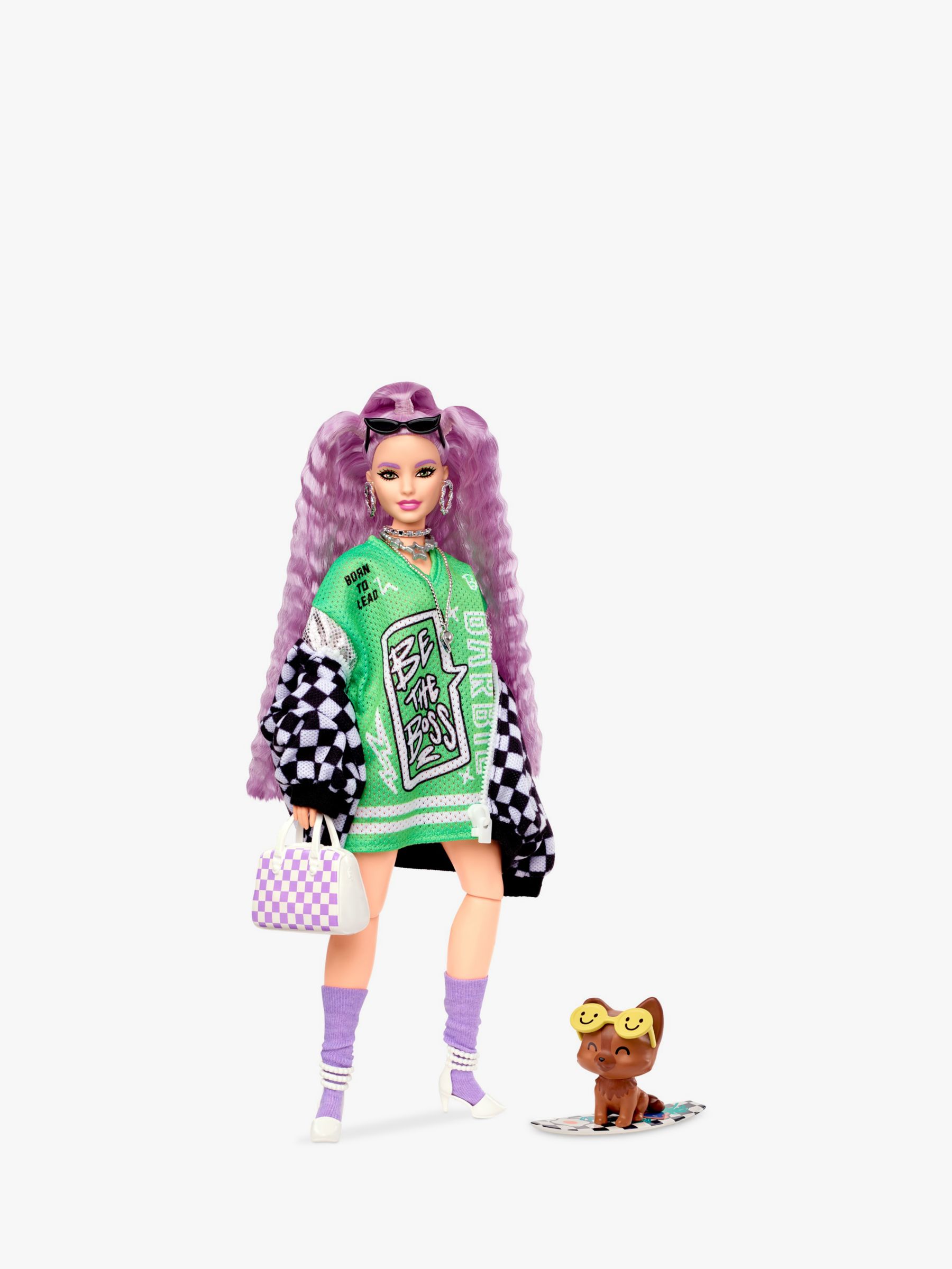 Barbie Extra Doll with Racer Jacket Outfit