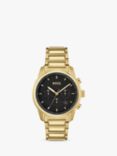 BOSS 1514006 Men's Trace Chronograph Date Bracelet Strap Watch, Gold/Black