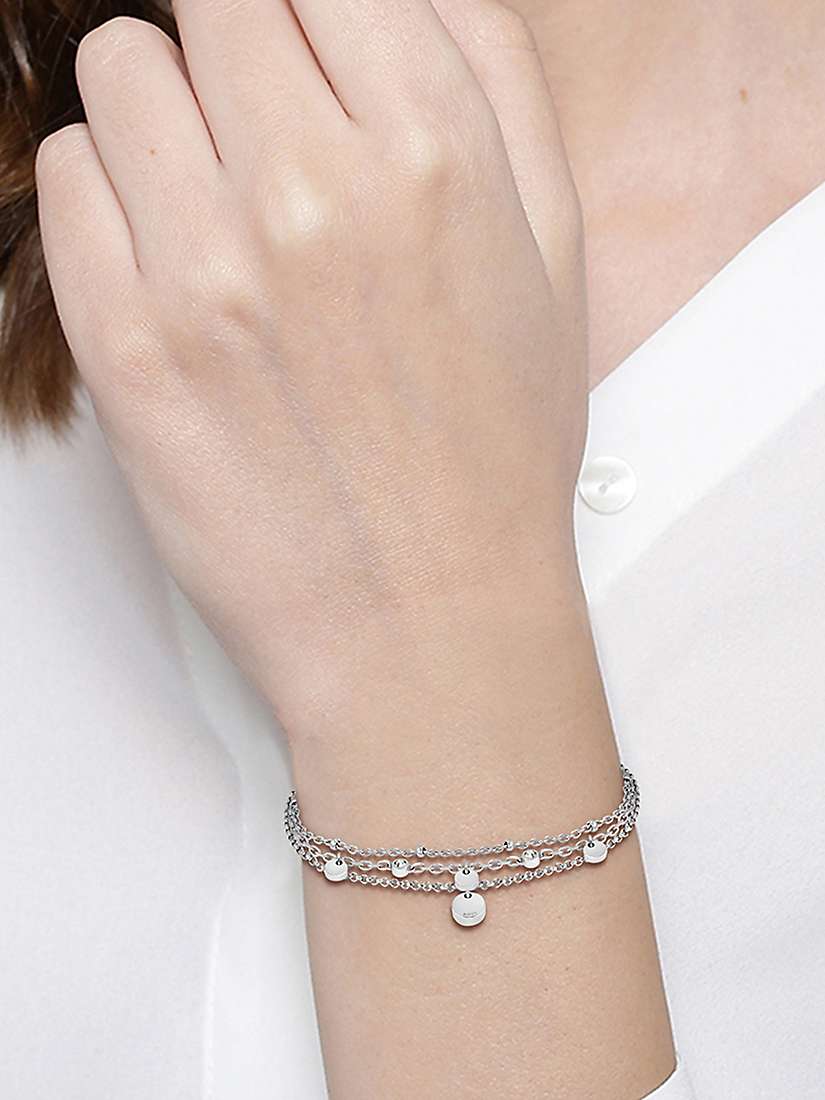 Buy BOSS Iris Crystal Layered Chain Bracelet Online at johnlewis.com