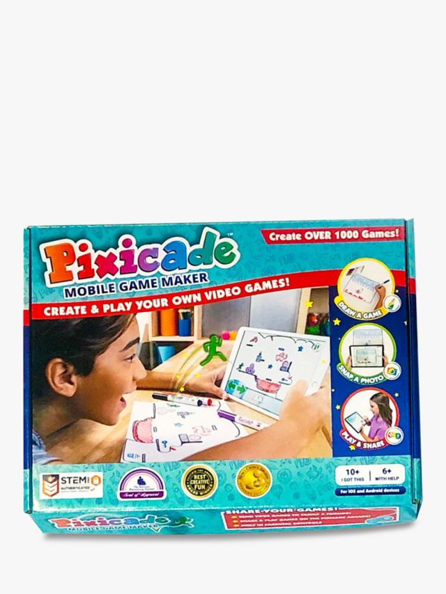 Pixicade mobile game maker in case the child your gifting is not only into  video games but also interested in making their own. They can draw a photo,  take a pi…