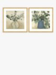 Emma Scarvey - 'Still Life' Framed Print & Mount, Set of 2, 61.5 x 61.5cm, Green/Multi