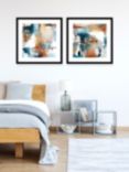 John Lewis Natasha Barnes 'Continuity' Abstract Framed Print & Mount, Set of 2, 61.5 x 61.5cm, Multi