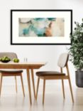 Natasha Barnes - 'Evergreen' Abstract Framed Print & Mount, 64.5 x 114.5cm, Green/Multi