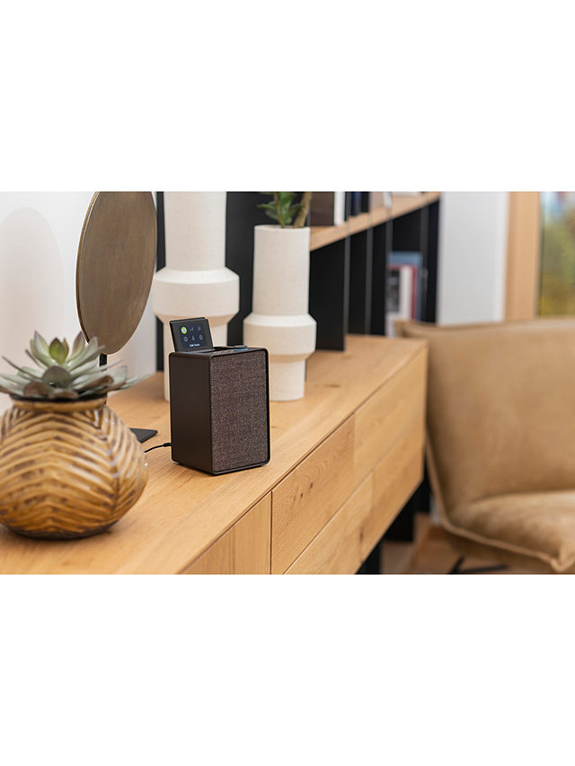 Pure Evoke Spot DAB+/FM/Internet Radio Wi-Fi Bluetooth Compact Hi-Fi System, Coffee Black