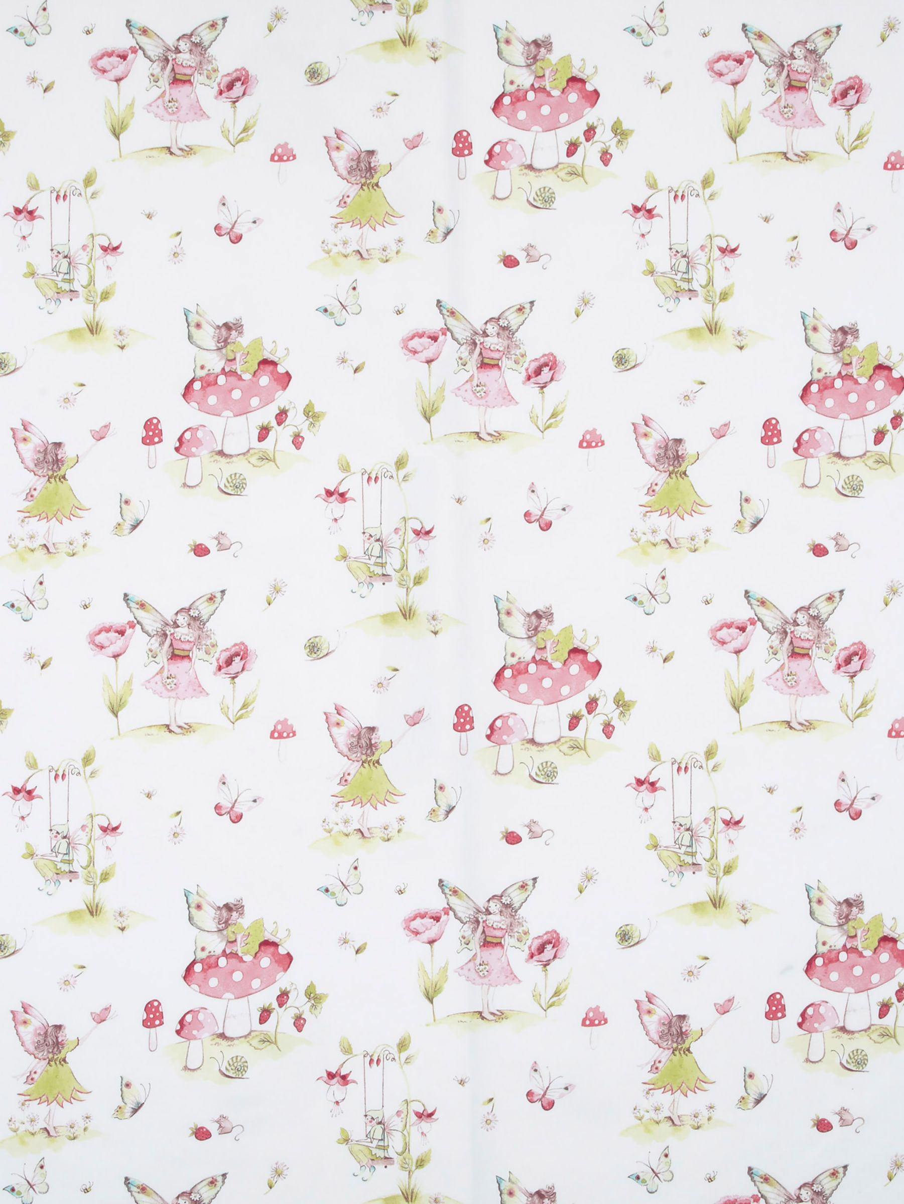 John Lewis Fairytale Made to Measure Curtains or Roman Bind, Pink