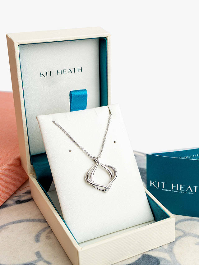 Kit Heath Alicia Small Pendant Necklace, Silver
