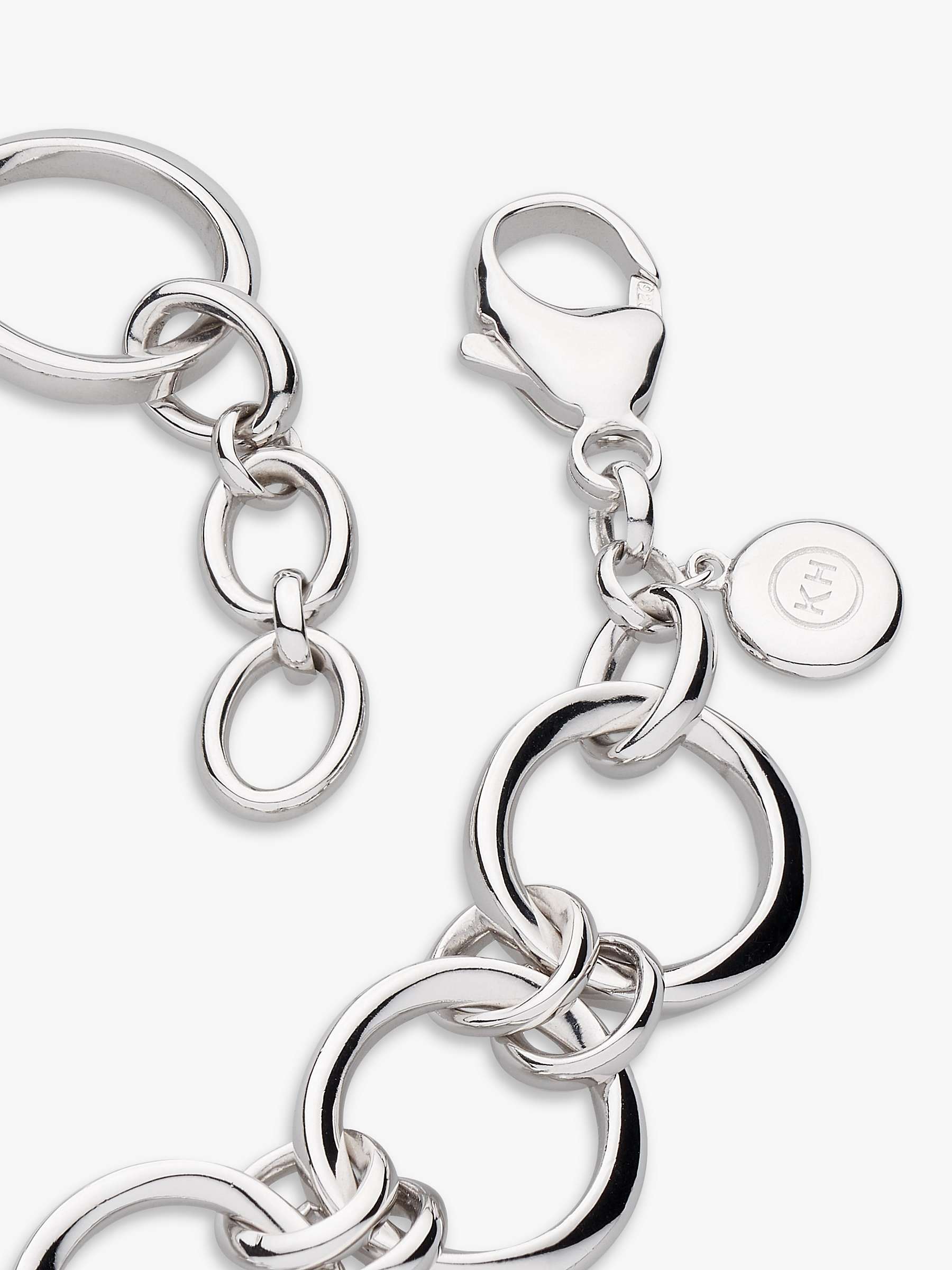 Buy Kit Heath Bevel Cirque Grande Bracelet, Silver Online at johnlewis.com