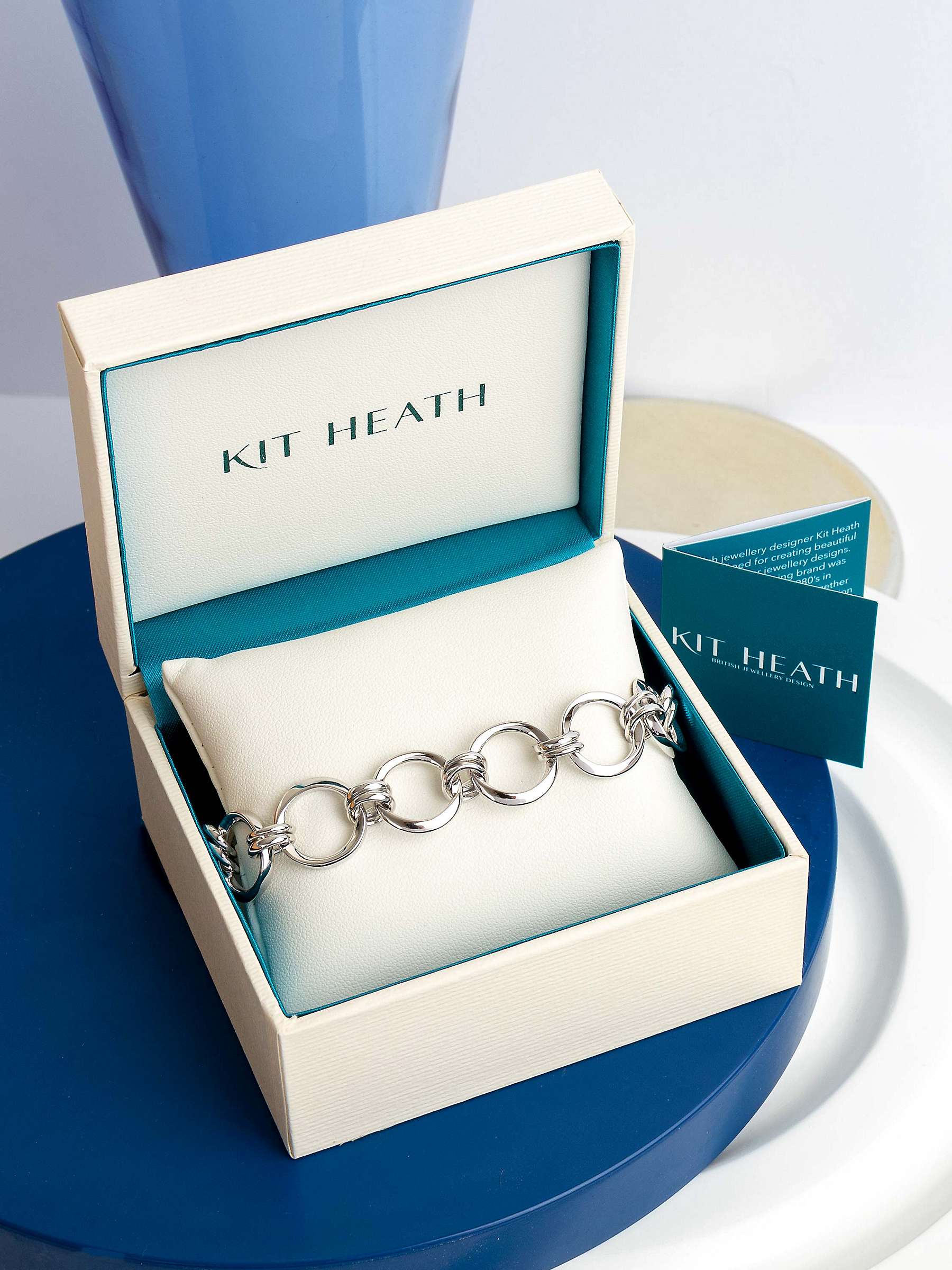 Buy Kit Heath Bevel Cirque Grande Bracelet, Silver Online at johnlewis.com