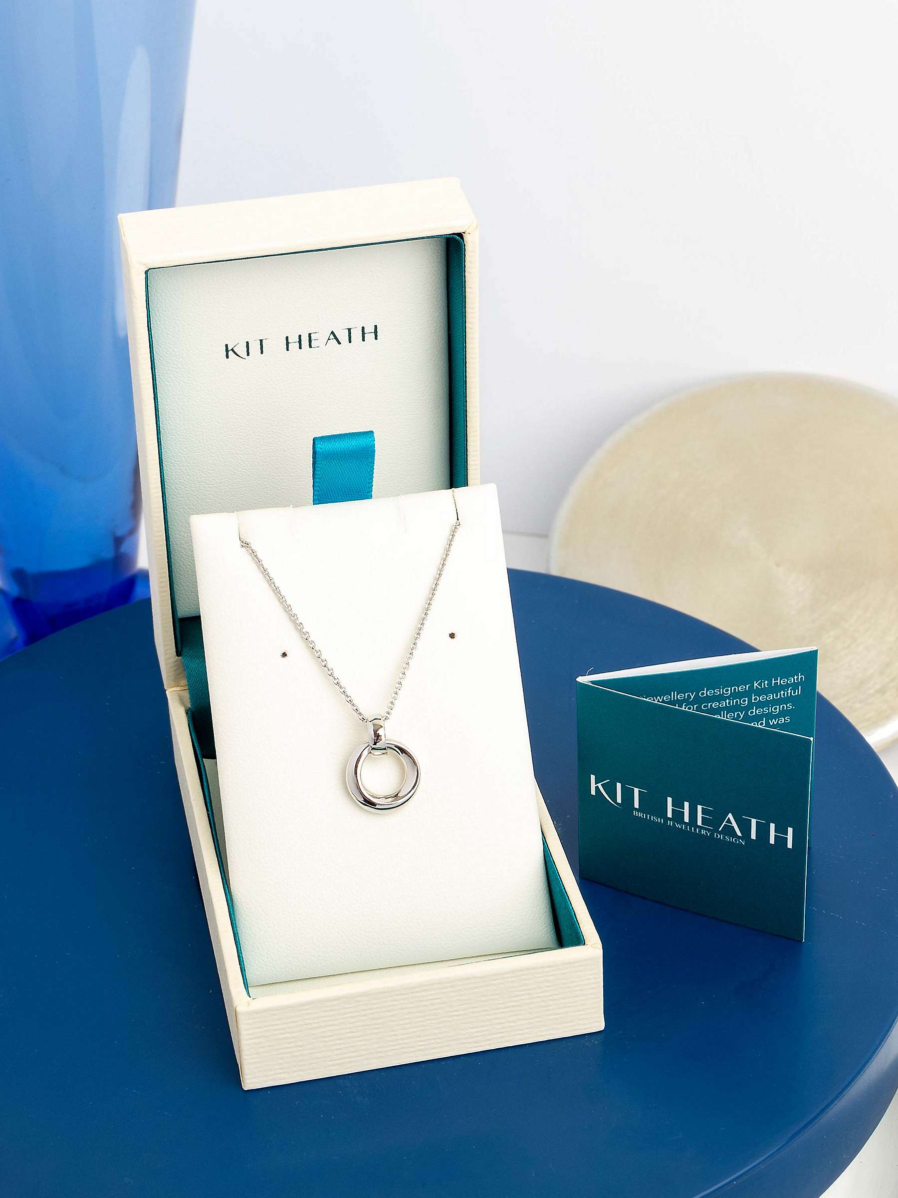 Buy Kit Heath Bevel Cirque Pendant Necklace, Silver Online at johnlewis.com