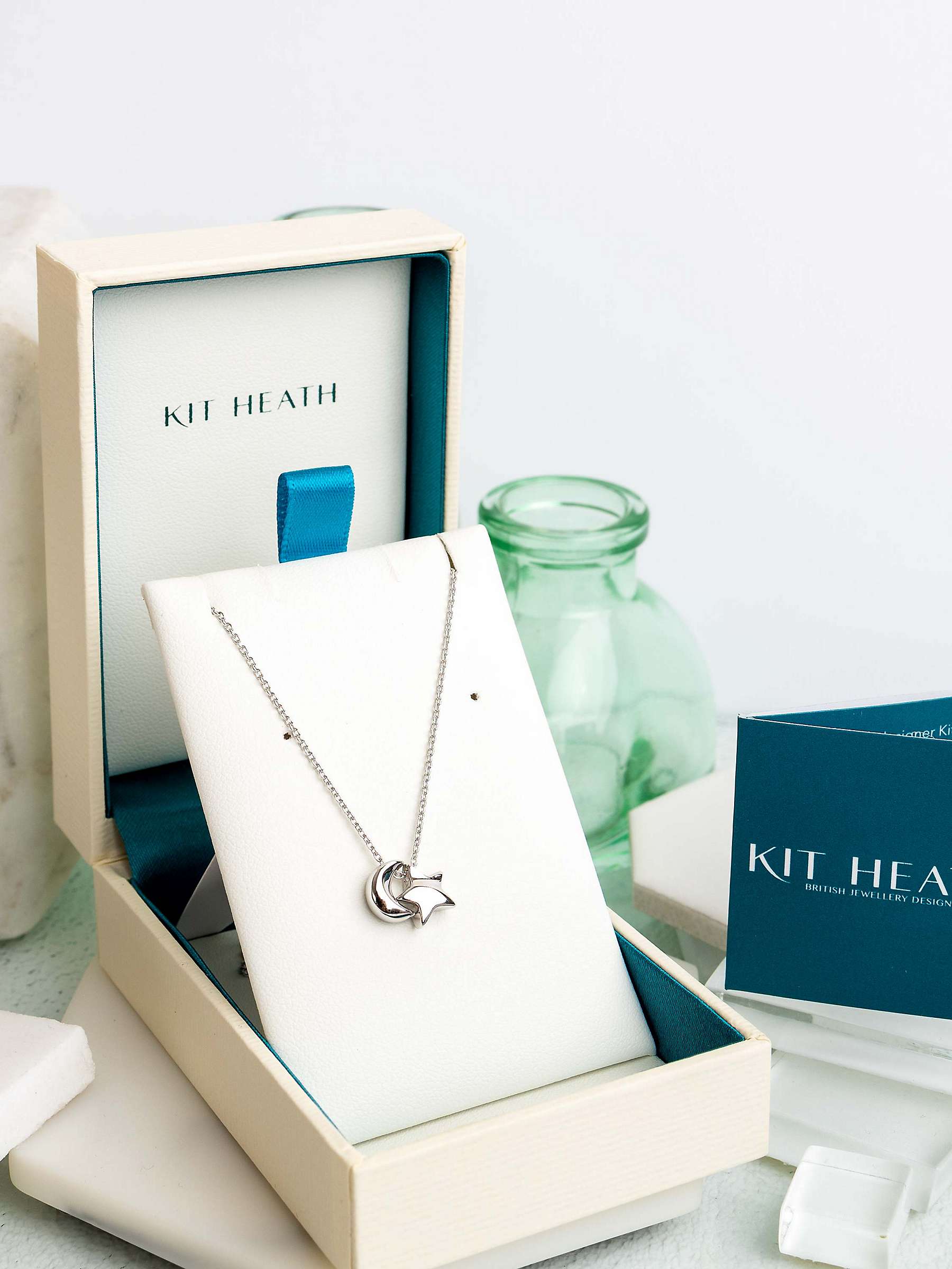 Buy Kit Heath Miniatures Moonlight Pendant Necklace, Silver Online at johnlewis.com
