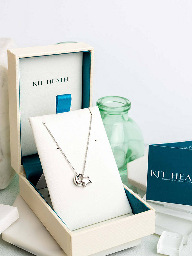 Kit Heath Miniatures Moonlight Pendant Necklace, Silver