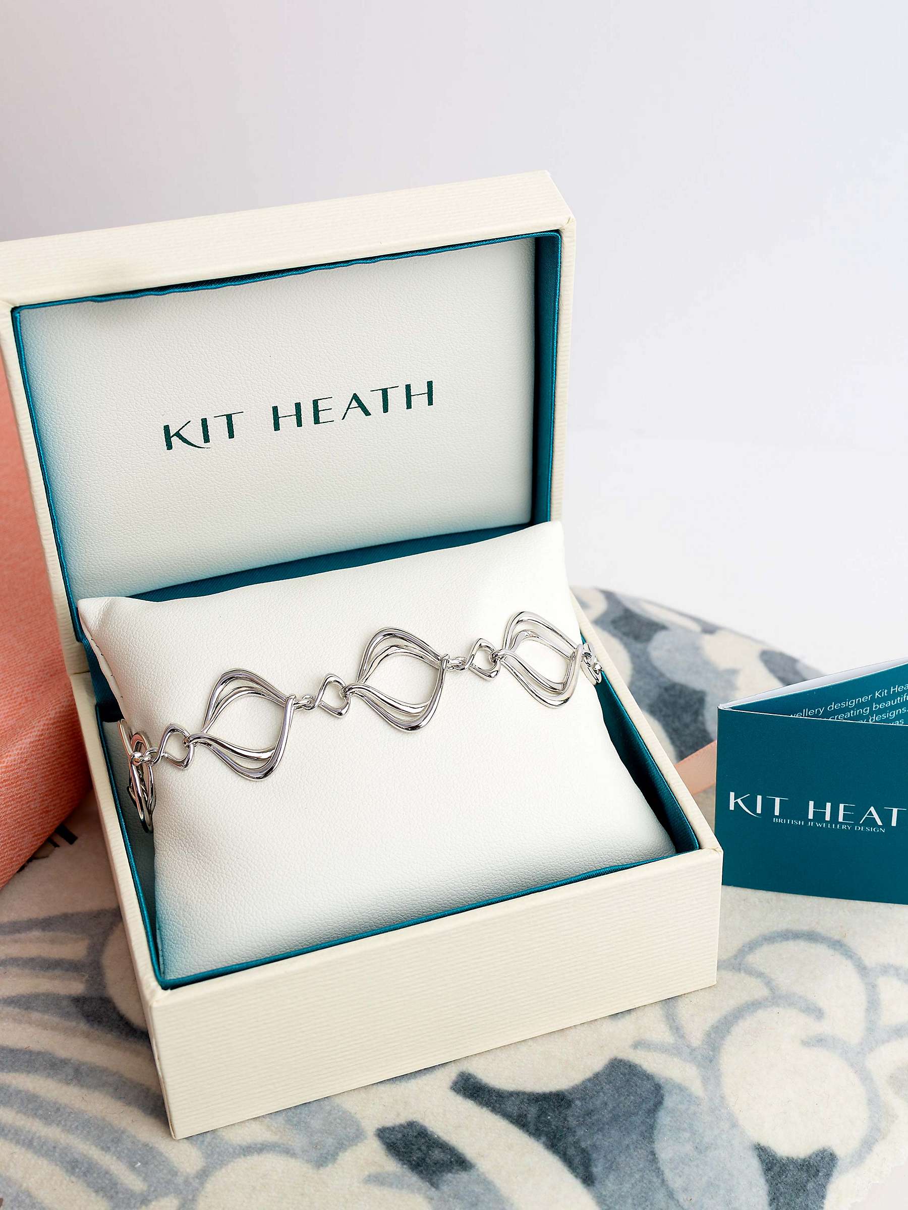 Buy Kit Heath Entwine Alicia Bracelet, Silver Online at johnlewis.com