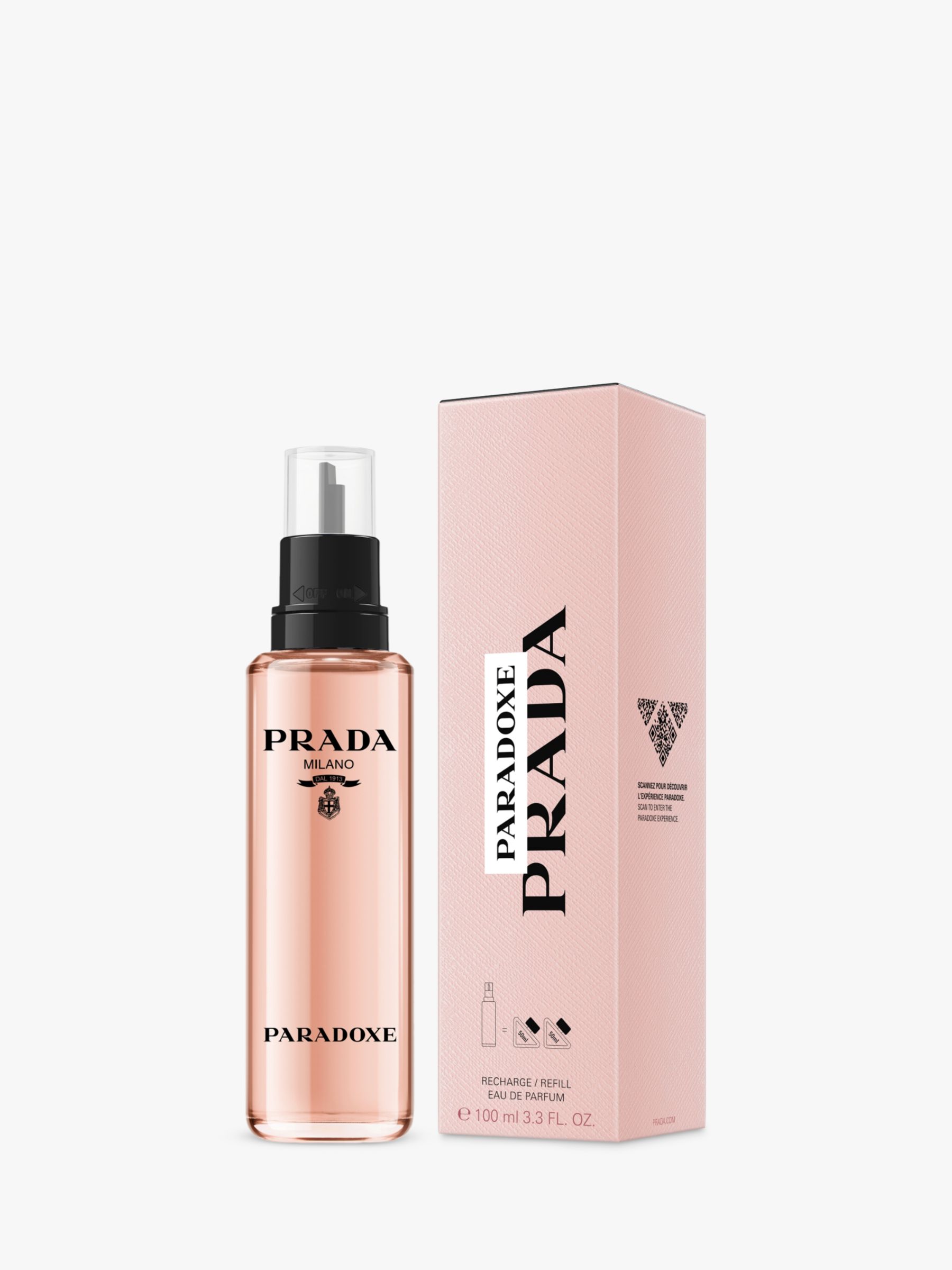 Prada Paradoxe Eau de Parfum, Refill, 100ml at John Lewis & Partners