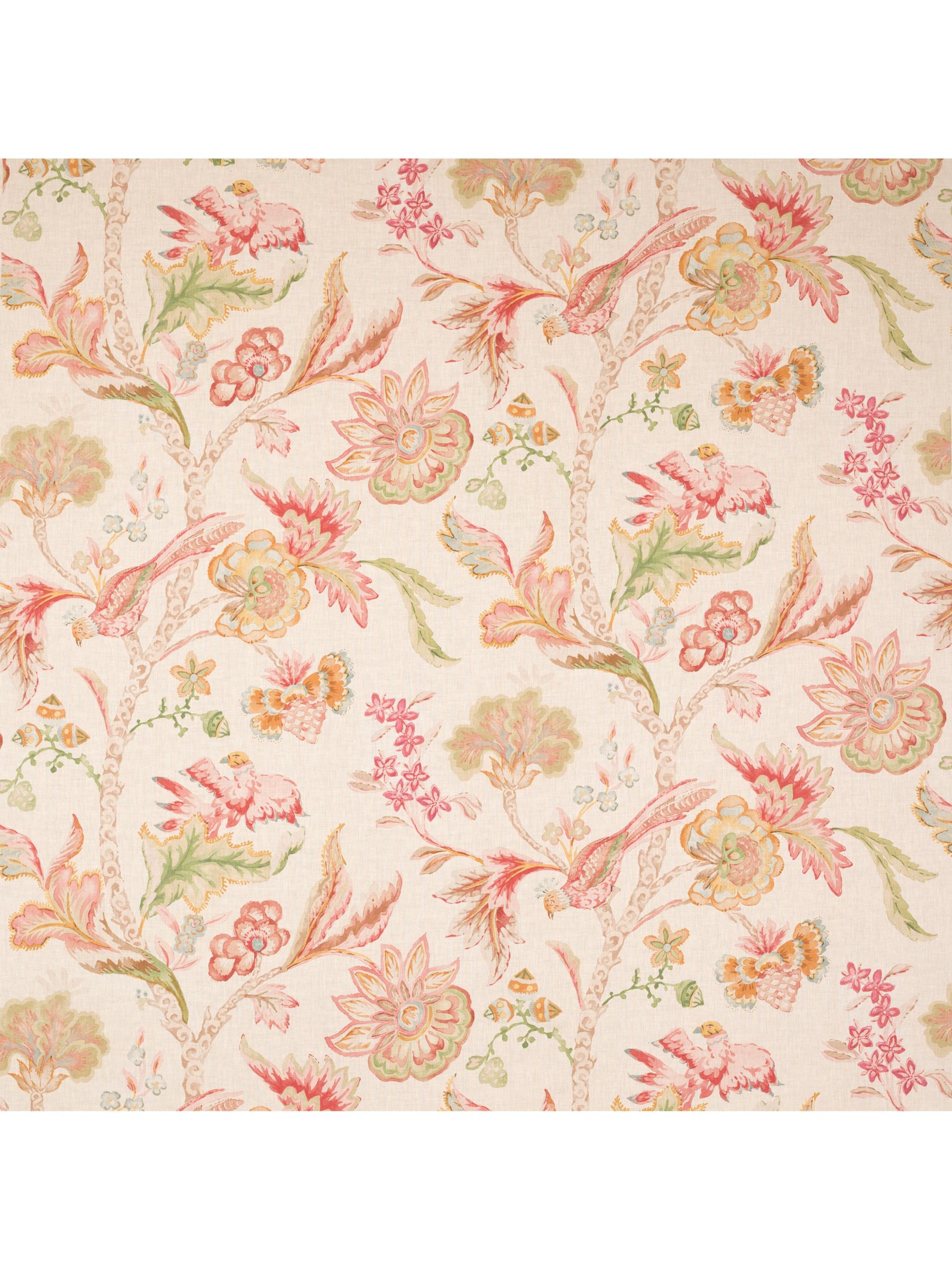 Colefax and Fowler Belvedere Furnishing Fabric, Tomato/Sand