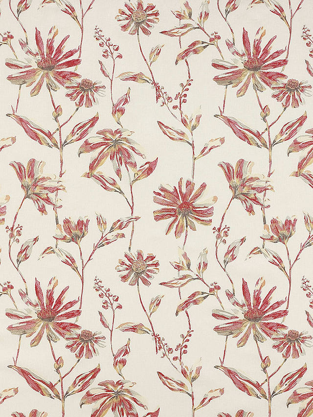 Jane Churchill Floris Furnishing Fabric, Red