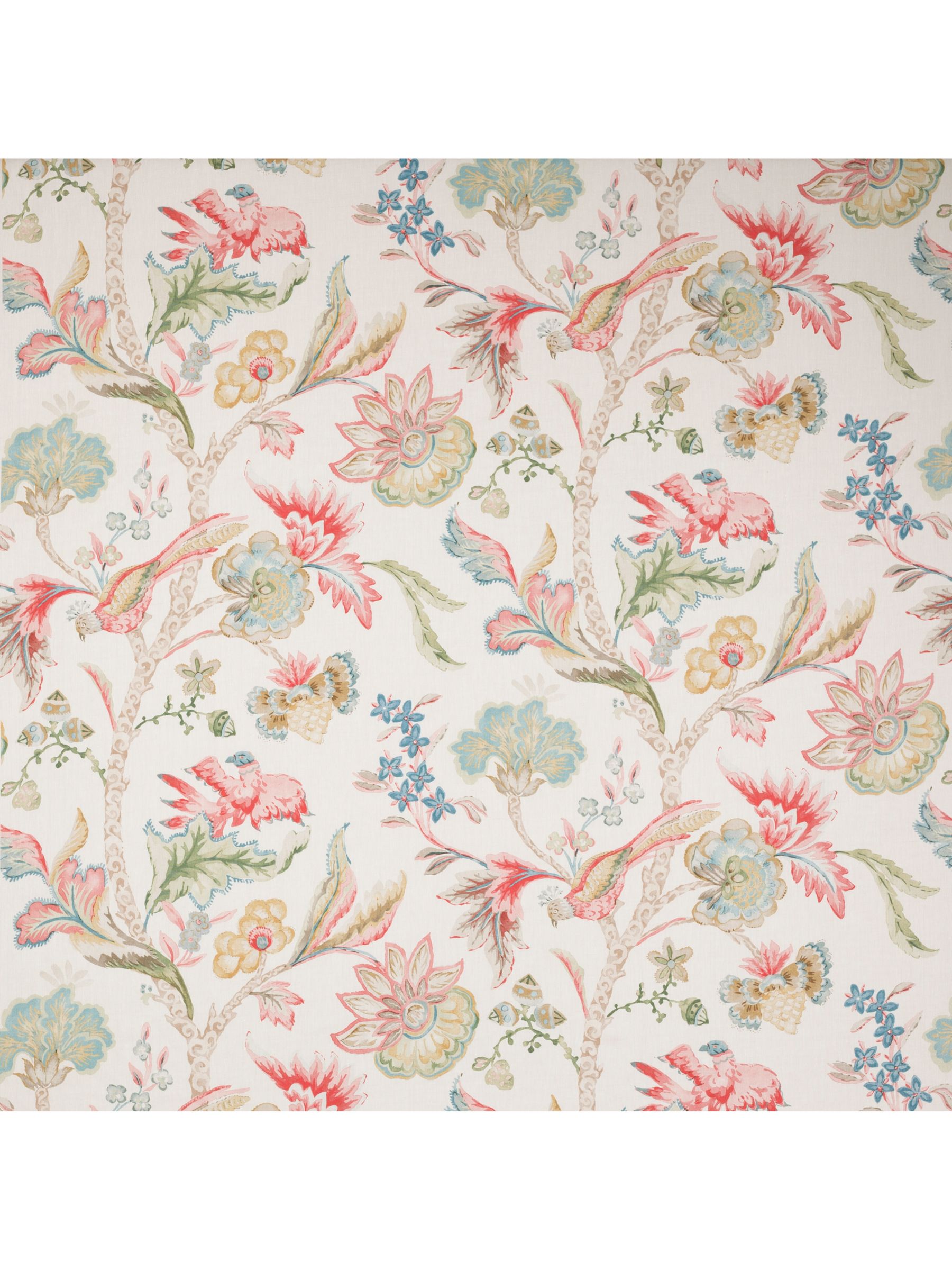 Colefax and Fowler Belvedere Furnishing Fabric, Pink/Green