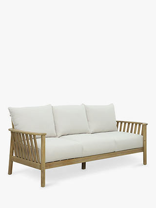 John Lewis Boardwalk 3-Seater Garden Sofa, FSC-Certified (Acacia Wood)