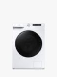 Samsung Series 5 WD12T504DBW Freestanding Washer-Dryer, 12kg/8kg Load, 1400 Spin, White