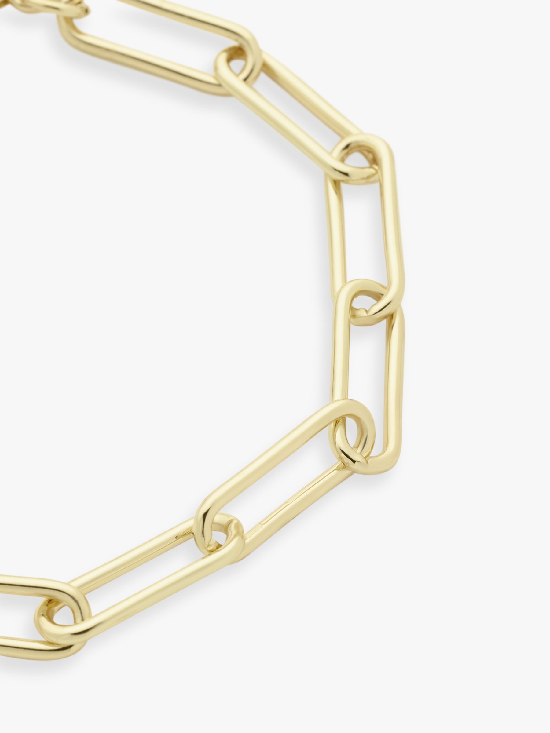 John Lewis Paperclip Link Chain Bracelet, Gold