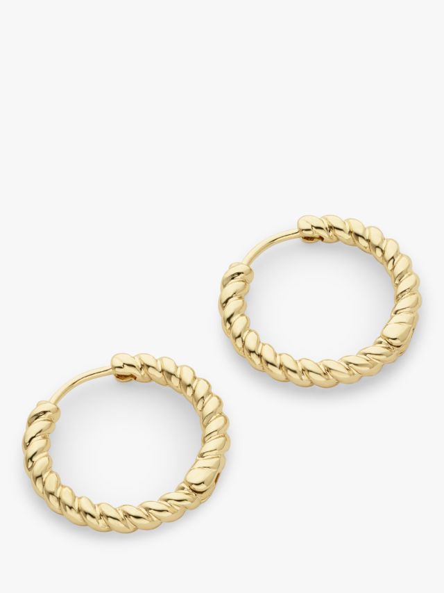 John lewis deals gold hoops