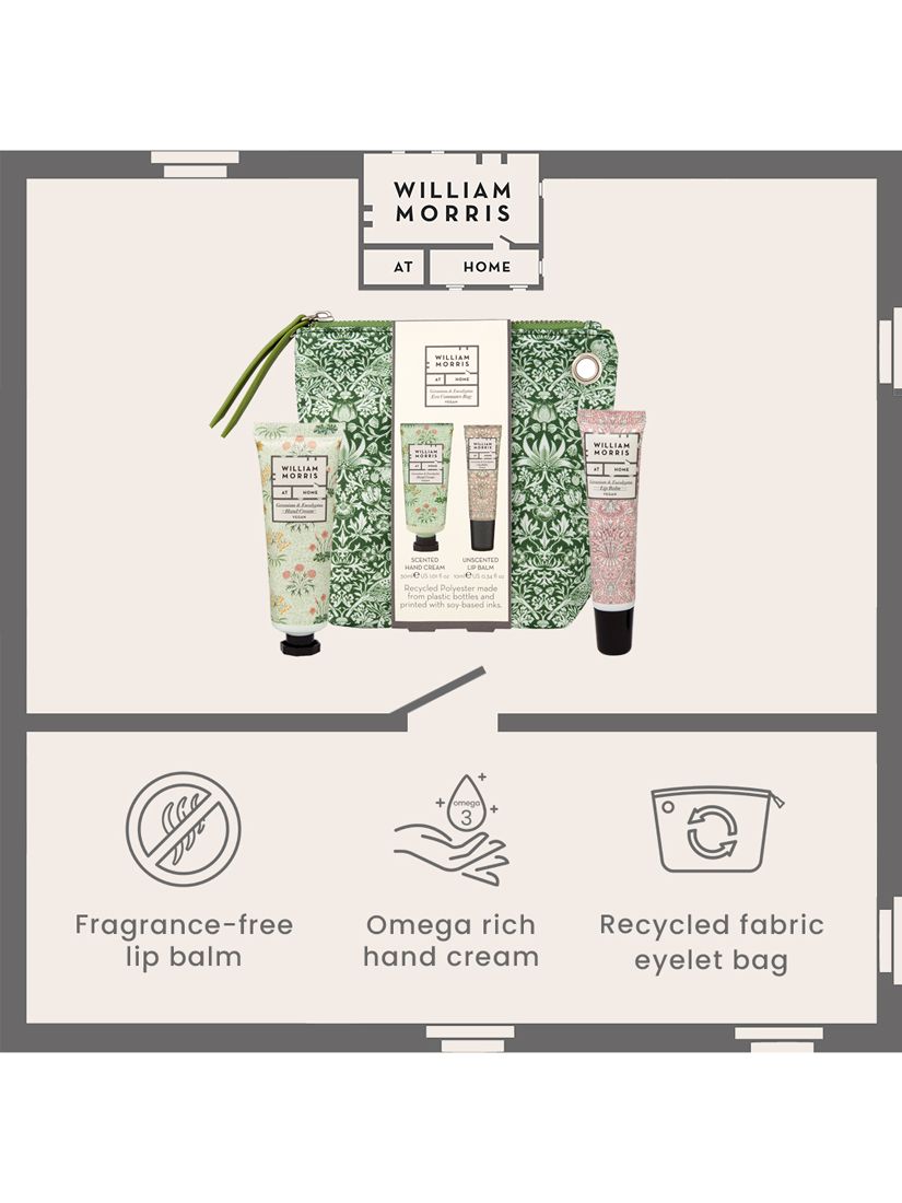 William Morris At Home Useful & Beautiful Hand Cream & Lip Balm Pouch