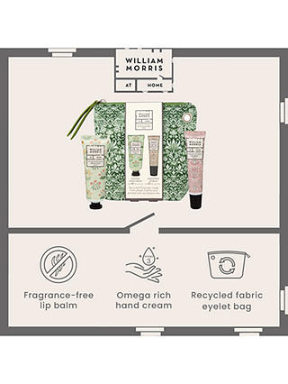 William Morris At Home Useful & Beautiful Hand Cream & Lip Balm Pouch 7