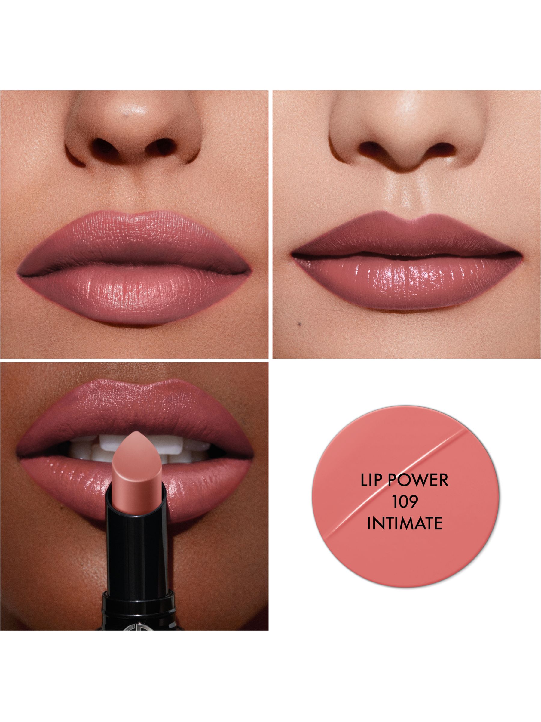 Giorgio Armani Lip Power Vivid Colour Long Wear Lipstick, 109 5