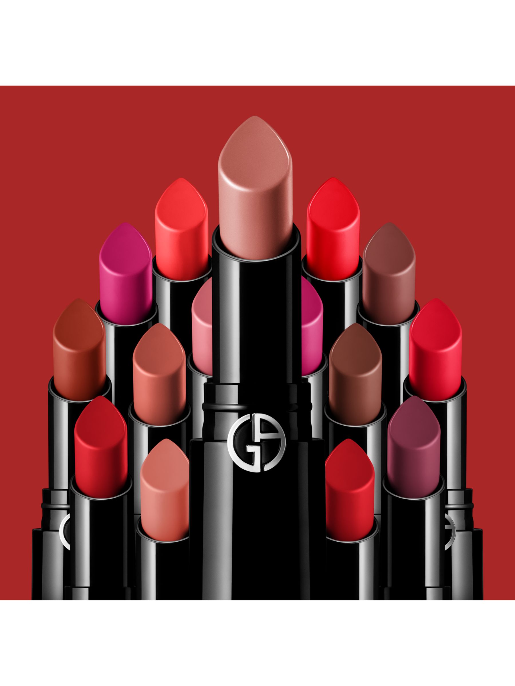 Giorgio Armani Lip Power Vivid Colour Long Wear Lipstick, 304 at John Lewis  & Partners