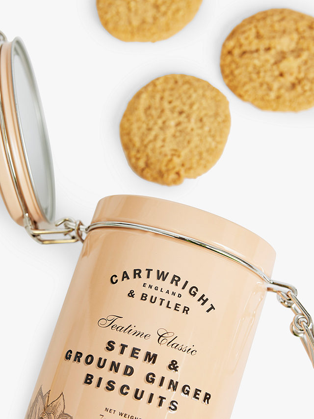 Cartwright & Butler Stem & Ground Ginger Biscuits in Tin, 200g