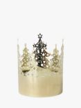 Pluto Produkter Christmas Trees Mini Tealight Candle Holder, Gold