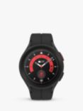 Samsung Galaxy Watch5 Pro, Bluetooth, 45mm, Titanium with Silicone Strap