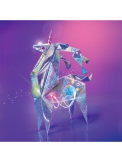 Great Gizmos Holographic Light Up Origami Unicorns