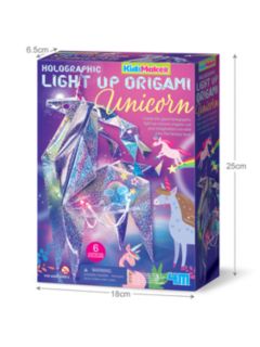 Great Gizmos Holographic Light Up Origami Unicorns