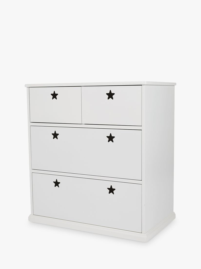 Photo of Great little trading co star bright 4 drawer chest white