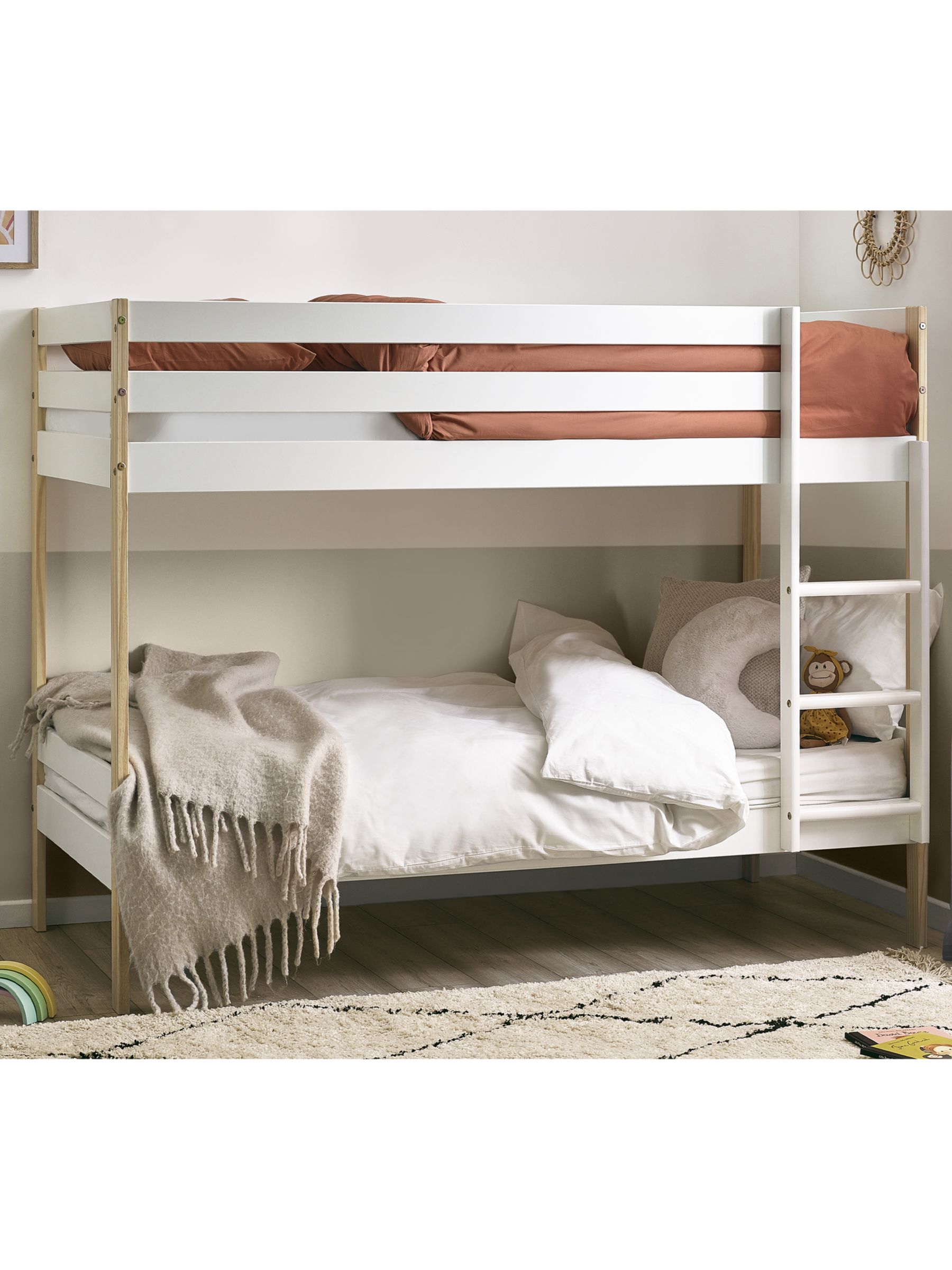 Photo of Julian bowen nova bunk bed single white/pine
