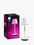 Philips Hue Go Rechargeable Table Lamp, White