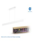 Philips Hue Ensis Smart LED Pendant Ceiling Light with Bluetooth, White