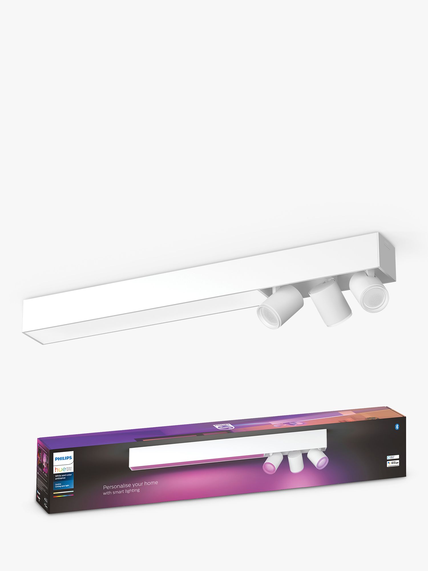 Photo of Philips hue centris triple light smart led ceiling light with bluetooth white