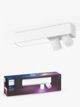 Philips Hue Centris 2 Spot Smart LED Ceiling Light with Bluetooth, White/Multi