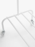 John Lewis ANYDAY Metal Clothes Rail, White